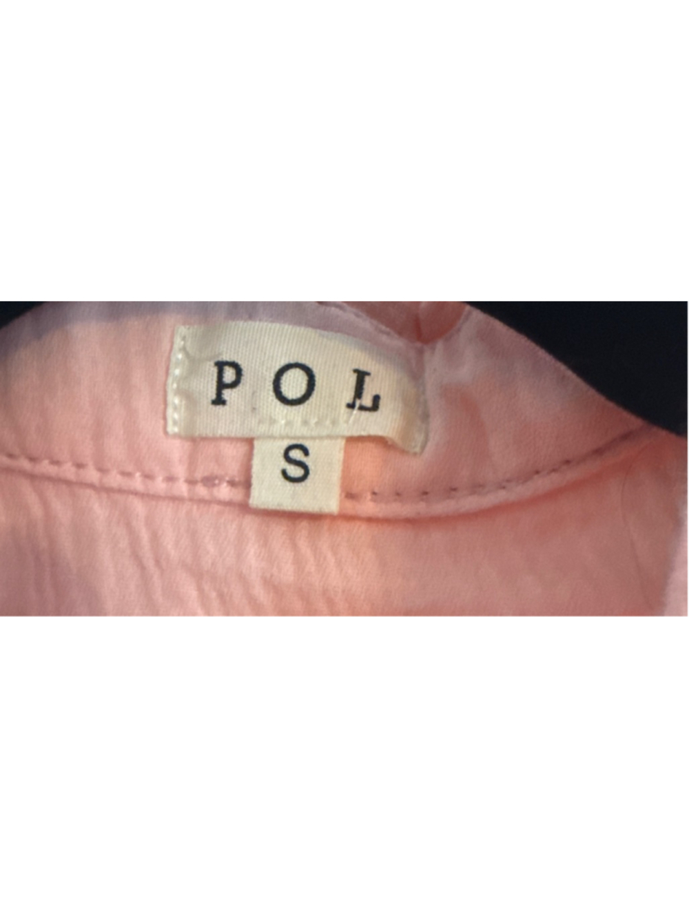 Oversized POL Pink Studded Button Down Shirt S - Picture 4 of 4